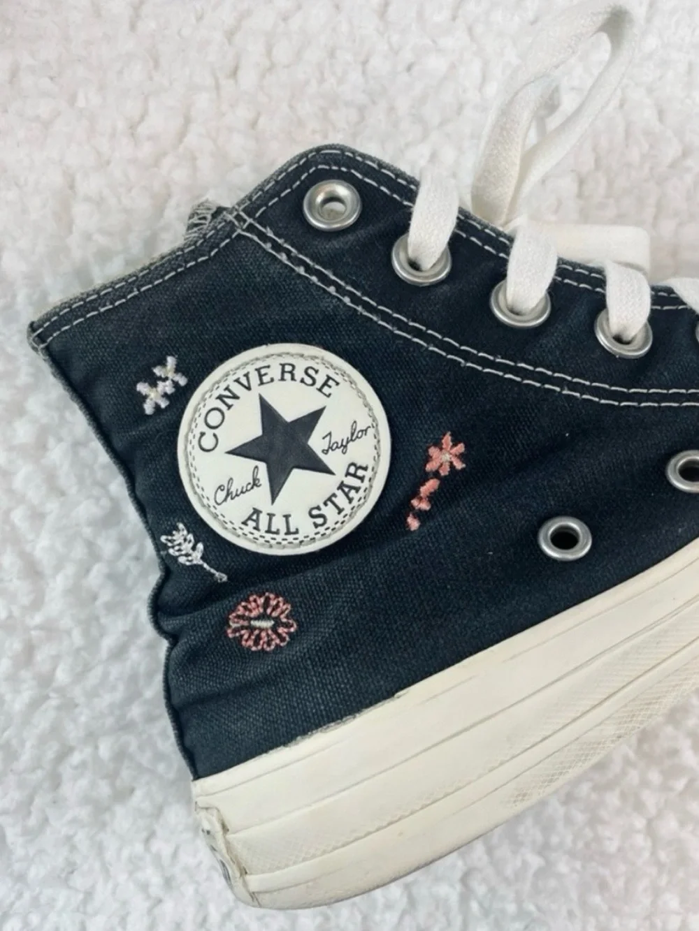 CONVERSE • Black/White Chuck Taylor All-Star Things To Grow High-Top Sneakers,